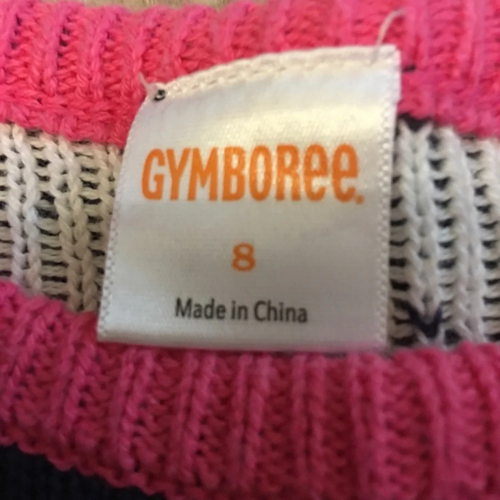 Gymboree size 8 thick polar bear sweater dress.